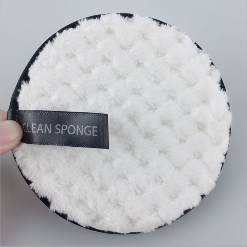 Lazy Makeup Remover Powder Puff Net, Color Classification: White, Specifications: 12cm long hair
