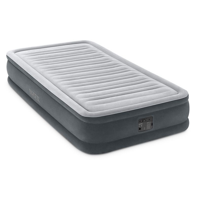 Inflatable Mattress Double-layer Air Bed, Color: Single built-in electric pump, Size: 99cm*191cm*33cm