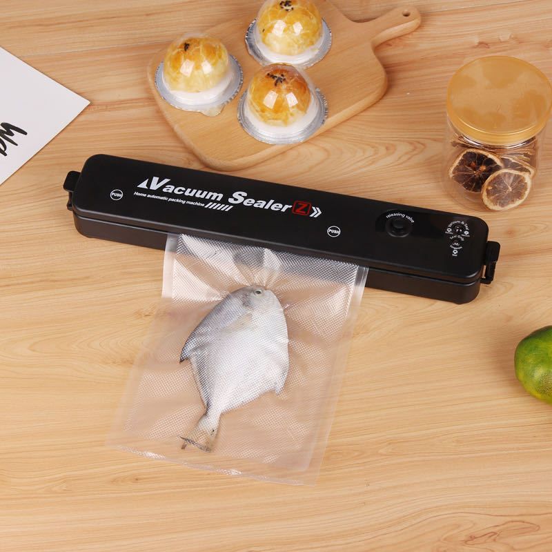 Kitchen Vacuum Sealing Packaging Machine, Specifications: National standard - send 10 17*25cm food texture bags (for china)