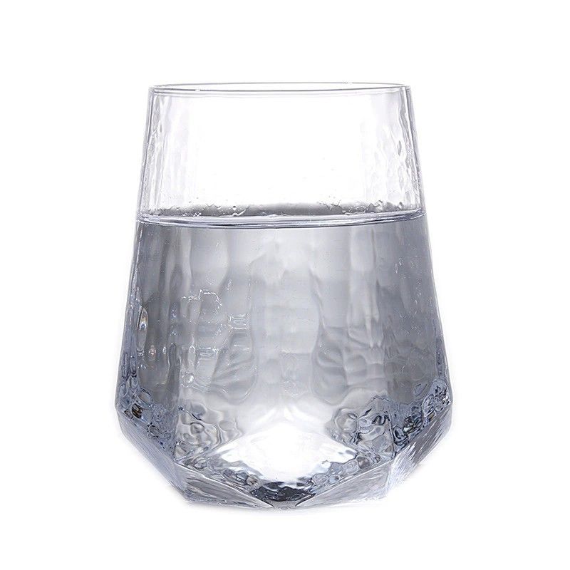 European Diamond Hammer Wine Glass, Color: Transparent diamond cup