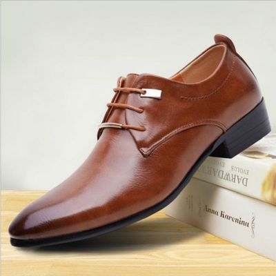 Men's Leather Business Formal Wear Youth Shoes