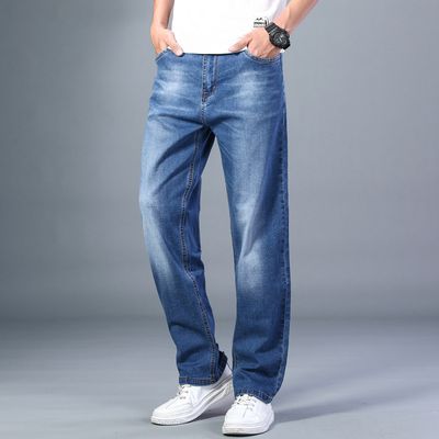 Men&#39;s Classic Loose Casual Straight Size jeans