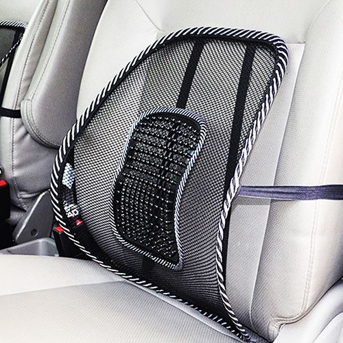 Back -Waist Support Chair Massage Pad, Color Name: with massage beads