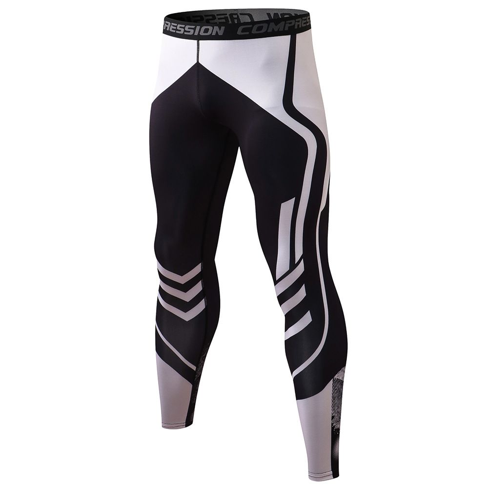 Men&#39;s Compression Training Tights, Color: S, Size: 改版白点