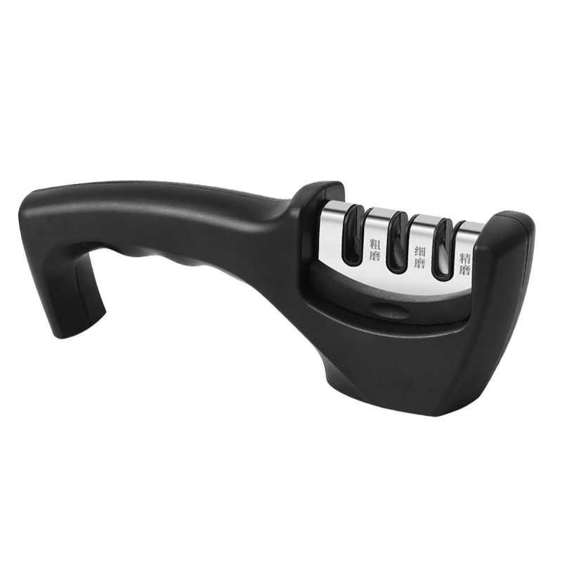Knife Sharpener Tungsten Steel Handheld Tool, Specifications: Diamond pipe in three sections (packed in bags)