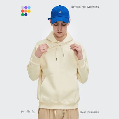 Men&#39;s Velvet Hooded Sweater and Trousers Suit