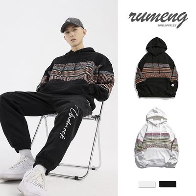 Men &amp; Women Hooded Sweater Loose Pullover