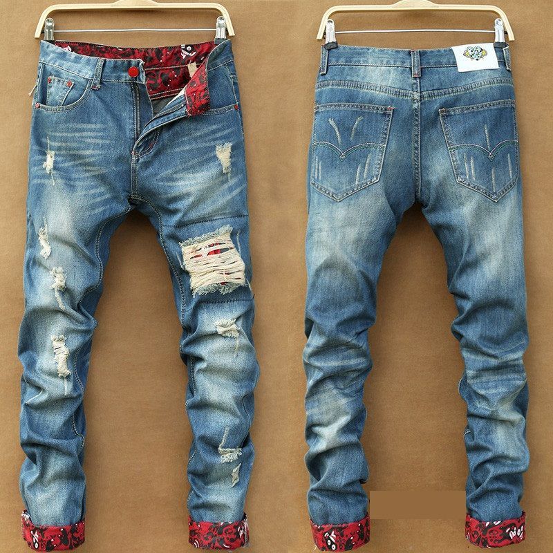 Men&#39;s and boys vintage pants, Size: 28, Color: Blue