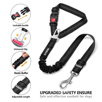 Pet Car Seat Belt Nylon Traction Rope with buckle