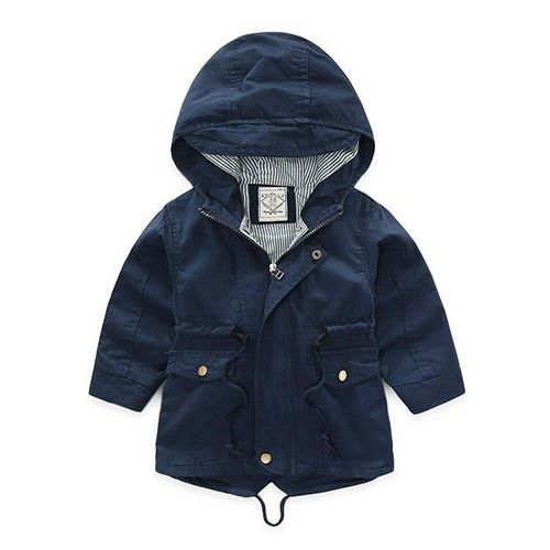 Unisex Boys Coat jacket for Kids, Color: Blue-1, Size: 3t