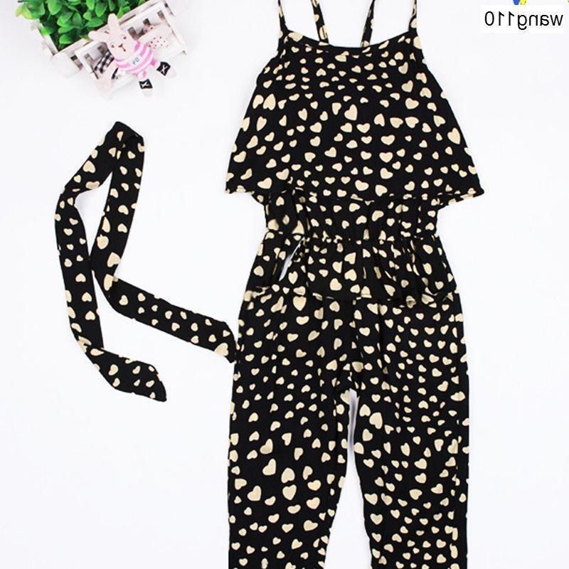 Girls Clothes Kids Baby Jumpsuit set, Fit for height: 80cm, Color: Black