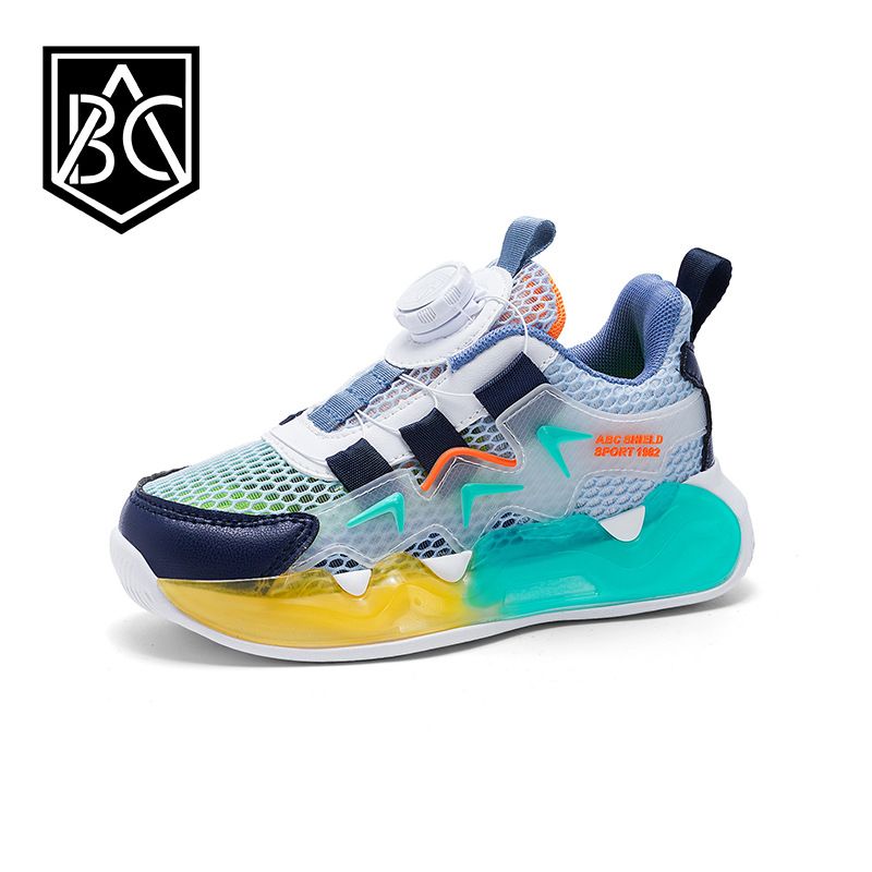 Children&#39;s Sports Primary School Shoes, Size: 28, Color: Grey orange