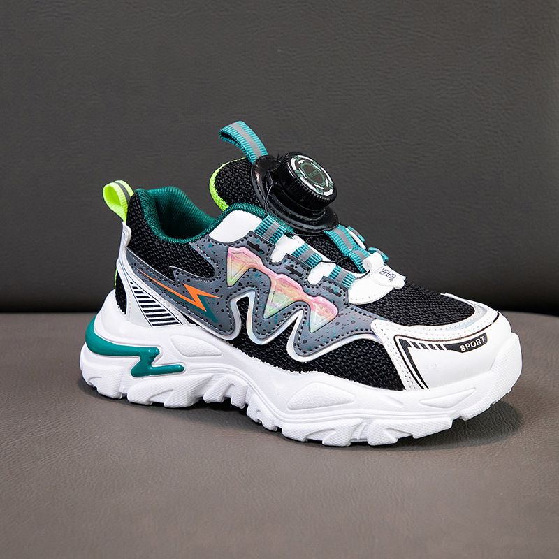 Children&#39;s Girls Outdoor Running Shoes, Size: 32, Color: 11-19 black