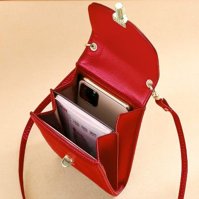 Women&#39;s Ladies Luxury Crossbody Shoulder purse, Color: Red
