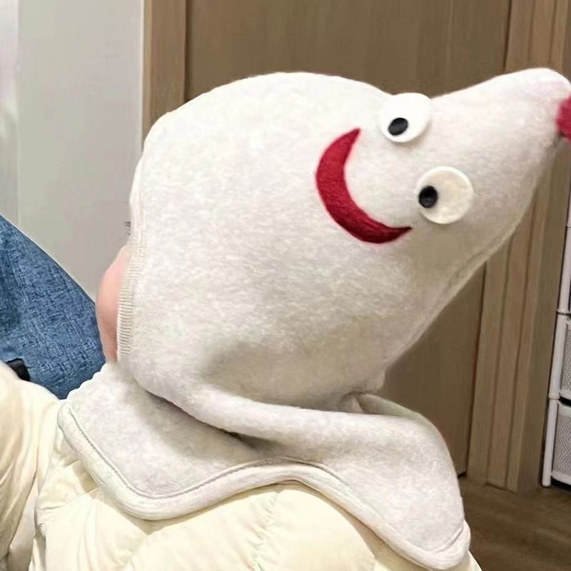 Baby and Girls Toddler Rooster Hat, Color: Milk white, Size: One size fits all 48cm-52cm (0-3 years old)