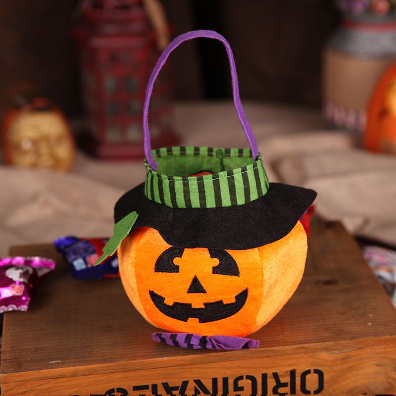 Halloween Pumpkin Witches Bags and Boxes, Color: Ch17016 pumpkin, Size: One size