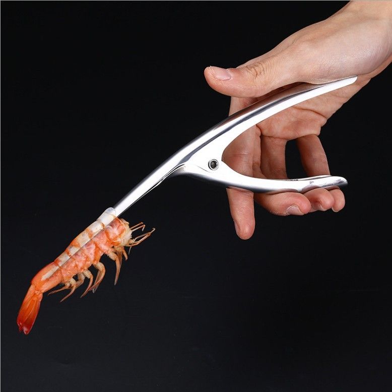 Stainless Steel Shrimp Shell Peeling Tool, Specifications: 304 stainless steel shrimp peeler