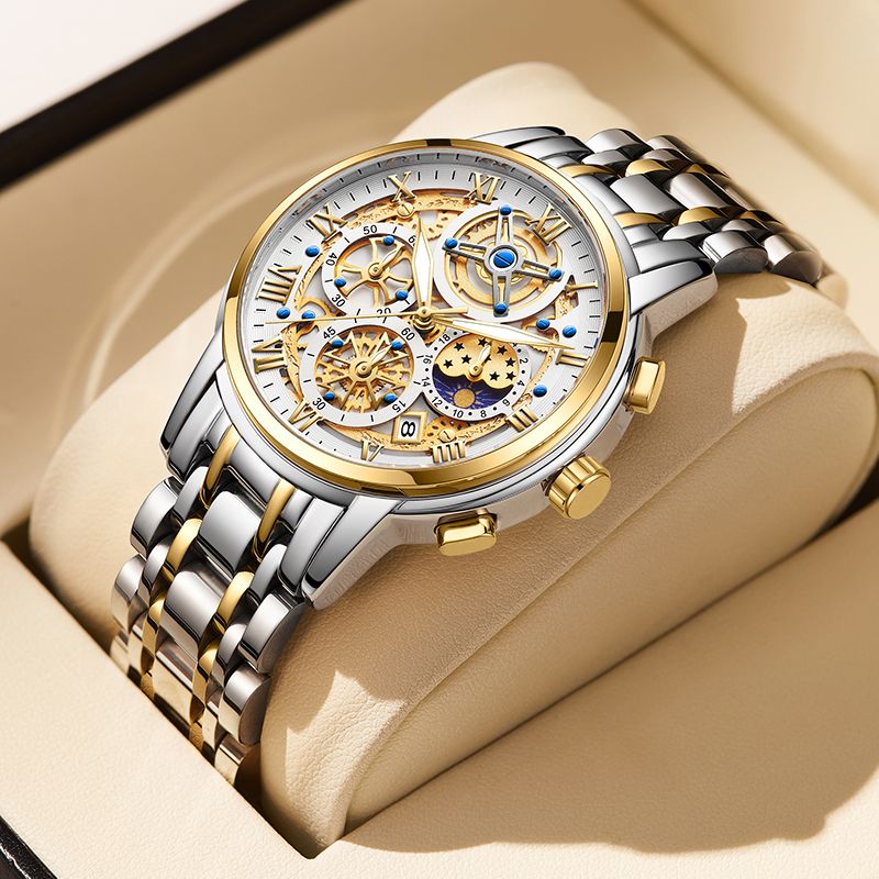 LIGE Ladies/Women&#39;s Bracelet Wrist Watches, Color: gold white, Ships From: China