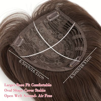 Wig Mid-length Women&amp;#039;s Long Straight Hair Head Covering White Hair Replacement Piece Chemical Fiber Simulation Hair Replacement Piece Wig
