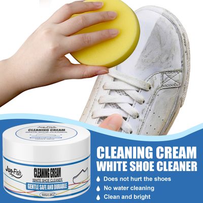 Jue Fish White Shoes Cleansing Cream Wipe White No-Wash Sports Canvas Shoes To Clean And Destain