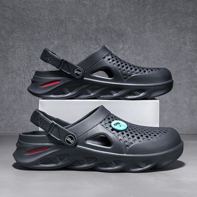 New Style Slip-on Feeling Blade Thick Sole Comfortable Indoor And Outdoor Non-slip Two-way Sandals