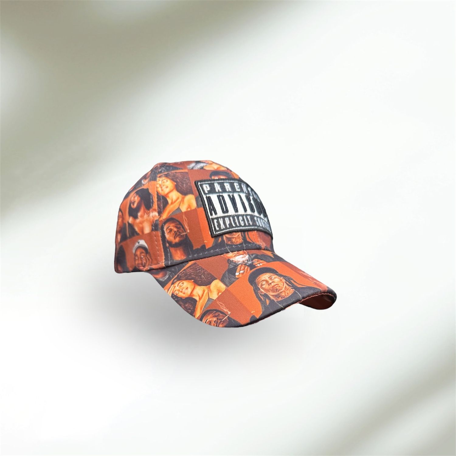 Casquette Style Rap avec Logo &quot;Parental Advisory&quot;