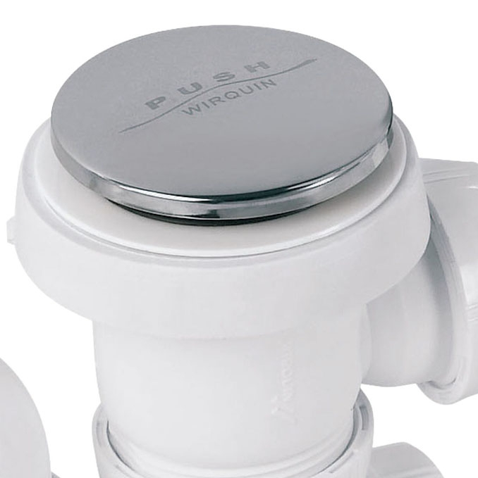 Vidage de baignoire complet Quick-clac Wirquin avec siphon orientable / Norme NF - vue 3