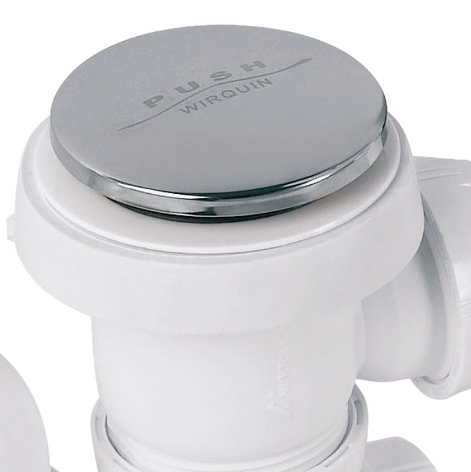 Vidage de baignoire complet Quick-clac Wirquin avec siphon orientable / Norme NF — vue 3