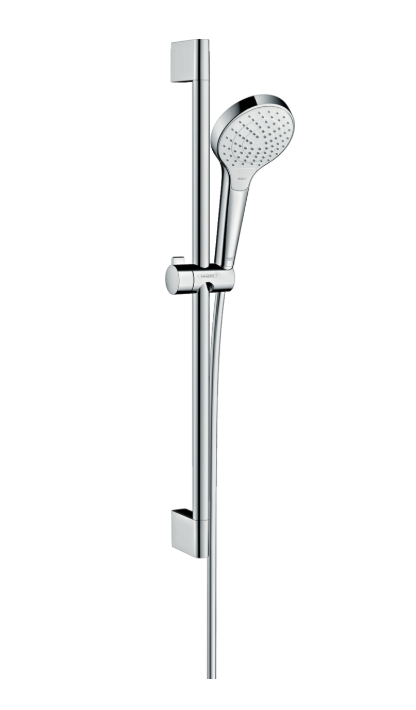 Barre de douche Hansgrohe avec douchette à main Croma Select  S EcoSmart et flexible Comfortflex