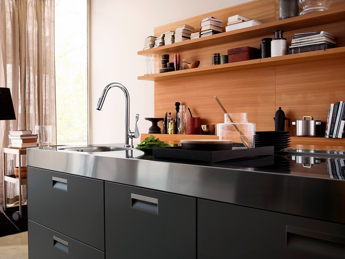 Mitigeur de cuisine AXOR Citterio avec douchette extractible — vue 4