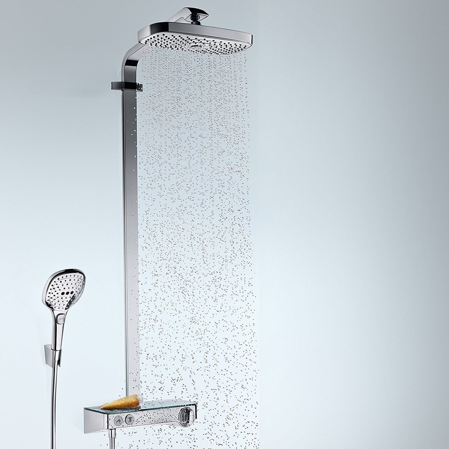 Colonne de douche Showerpipe Hansgrohe Raindance Select E 300 2 jets avec mitigeur thermostatique ShowerTablet Select 300 — vue 2