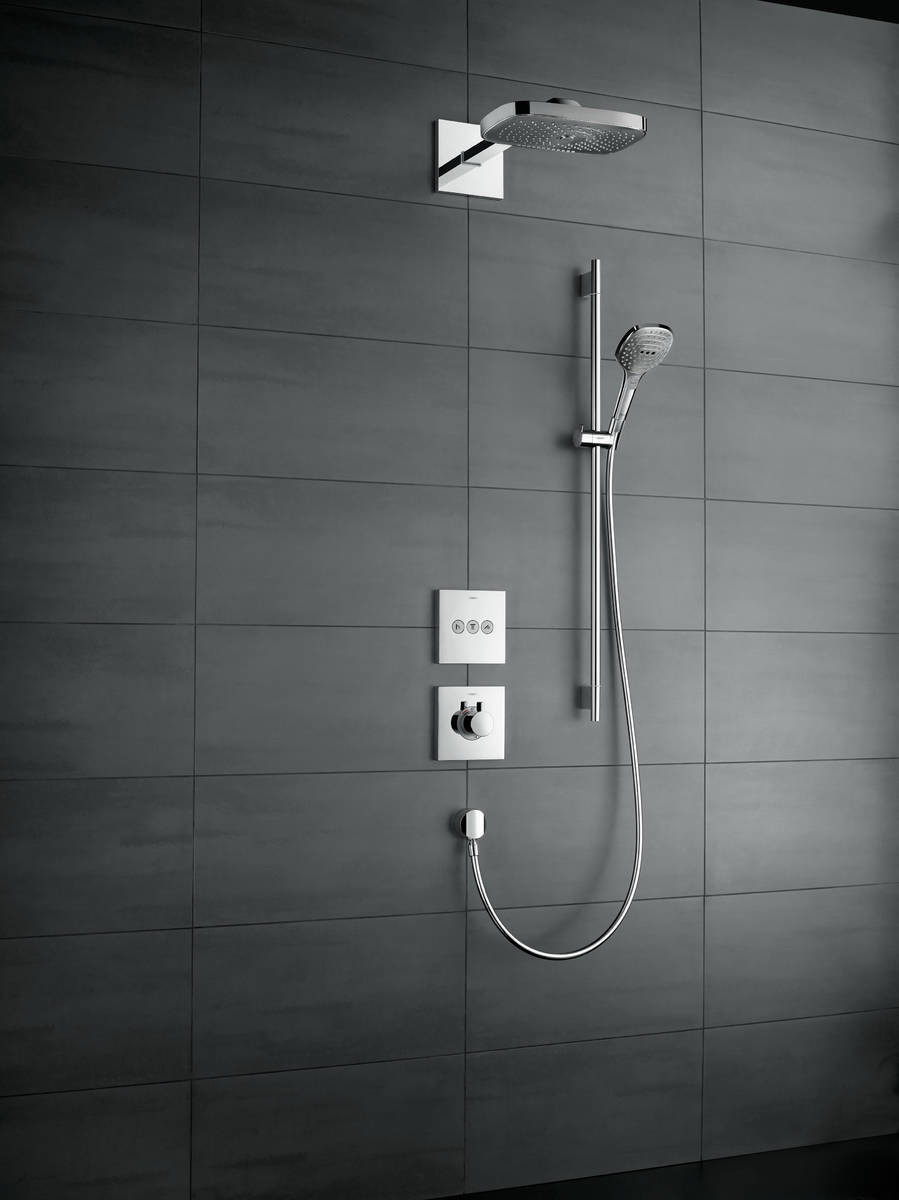 Douche de tête Hansgrohe Raindance Select E 300 3 jets avec bras de douche — vue 5