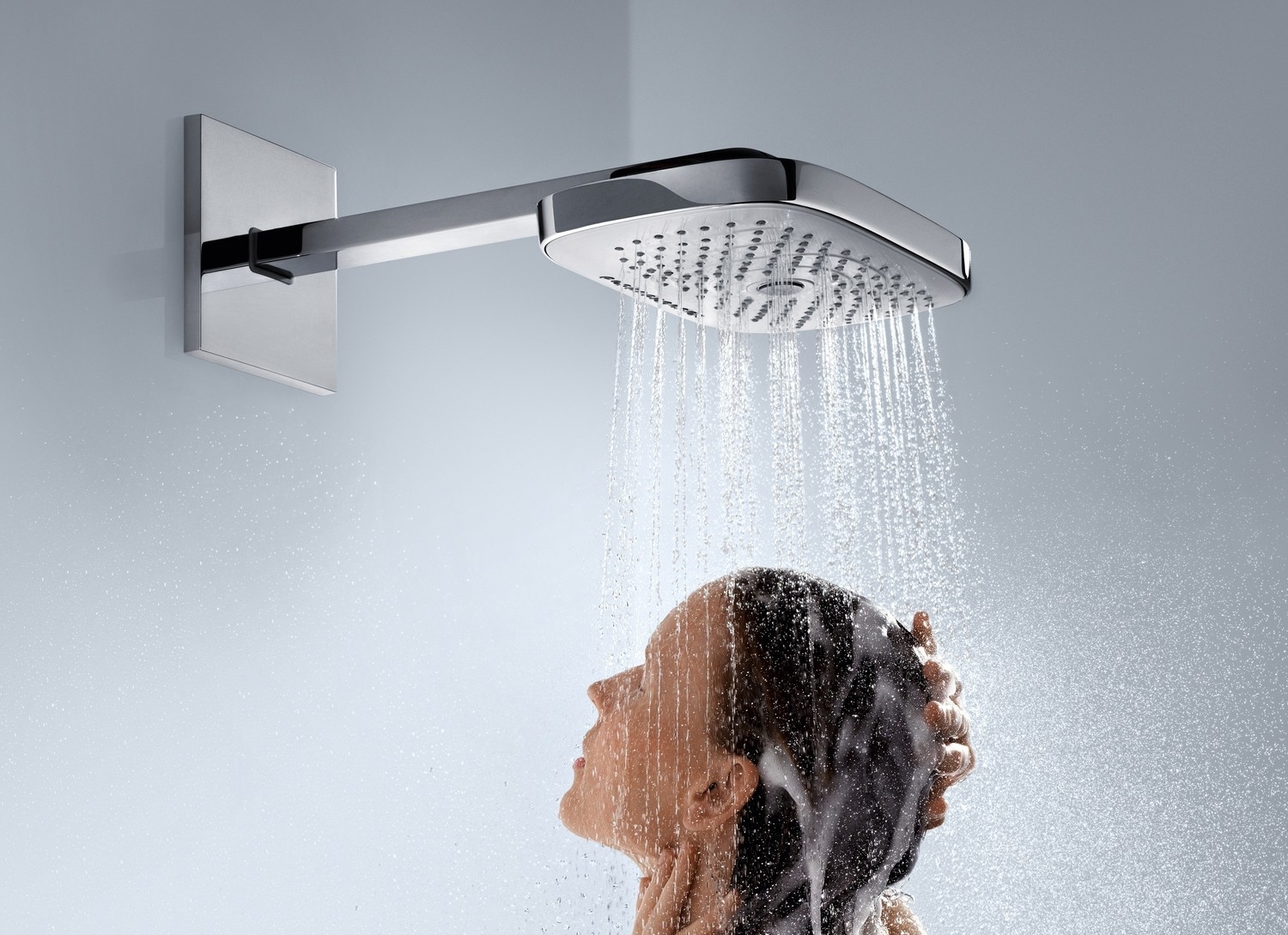 Douche de tête Hansgrohe Raindance Select E 300 3 jets avec bras de douche — vue 4