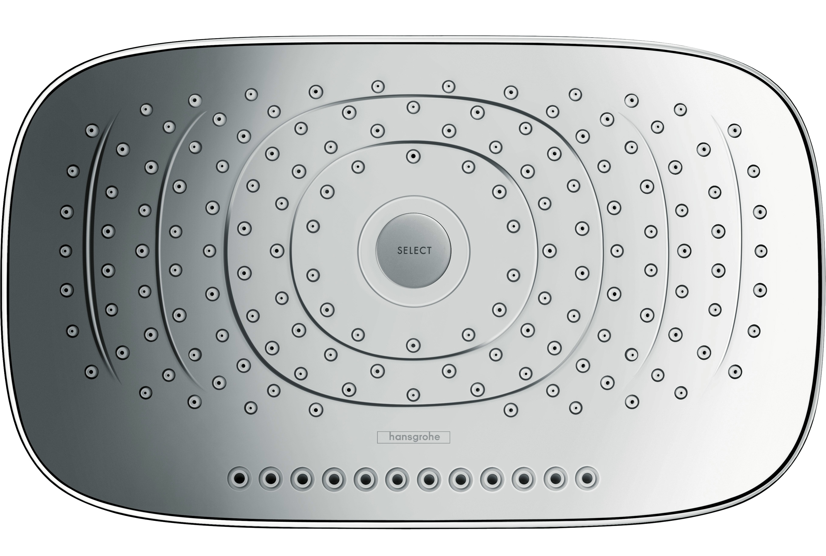 Douche de tête Hansgrohe Raindance Select E 300 3 jets avec bras de douche - vue 3