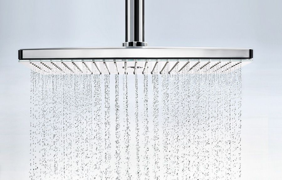 Douche de tête Hansgrohe Raindance E 300 air 1 jet avec raccordement plafond - vue 2