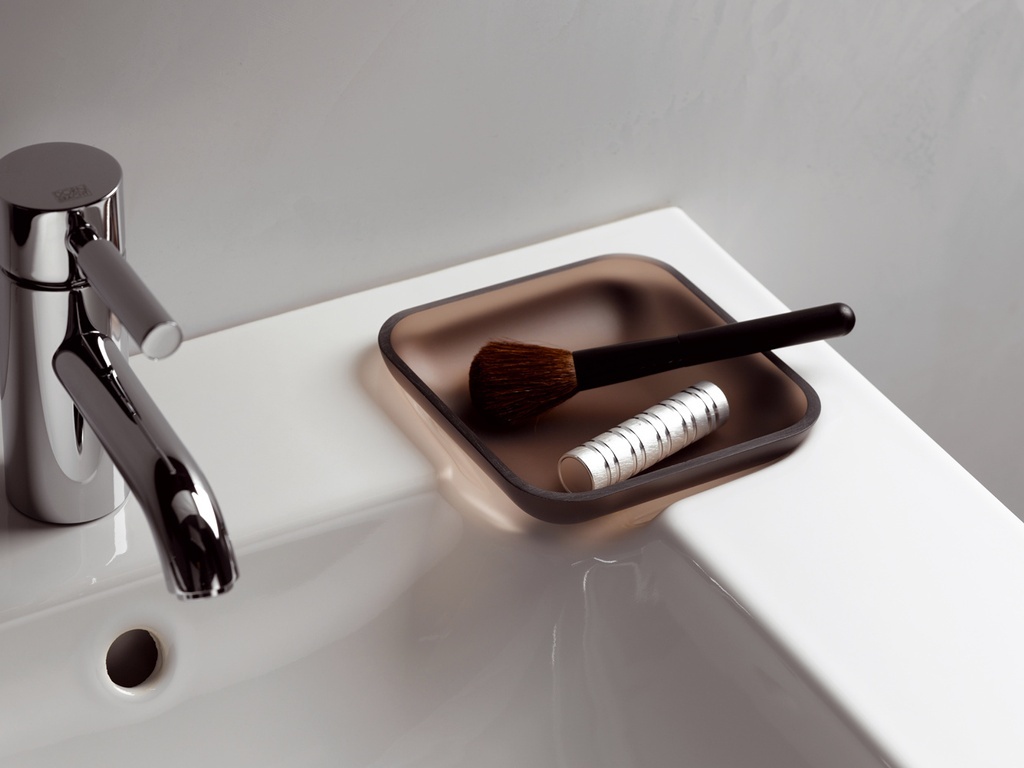 Lavabo à poser Geberit / Keramag iCon 50 cm décentré à droite - vue 3
