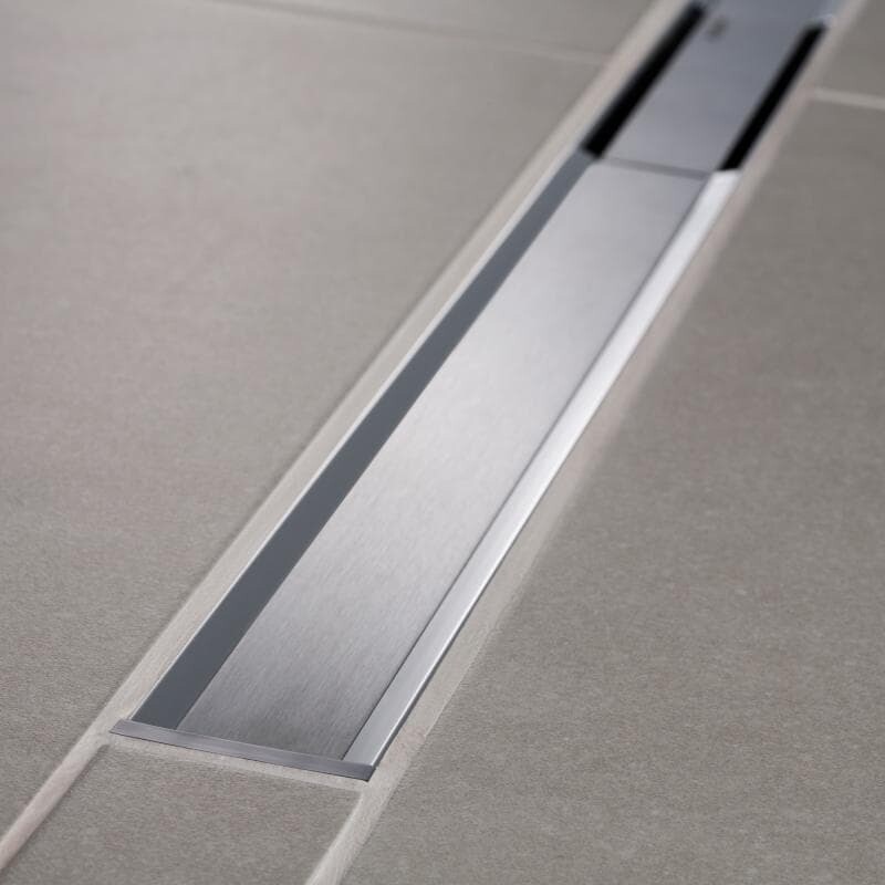 Set de finition Geberit CleanLine20 - Métal poli / Métal brossé - Longueur 30 - 130 cm