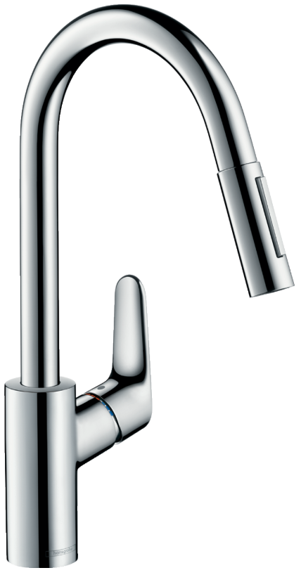 Mitigeur de cuisine Hansgrohe Focus avec douchette extractible