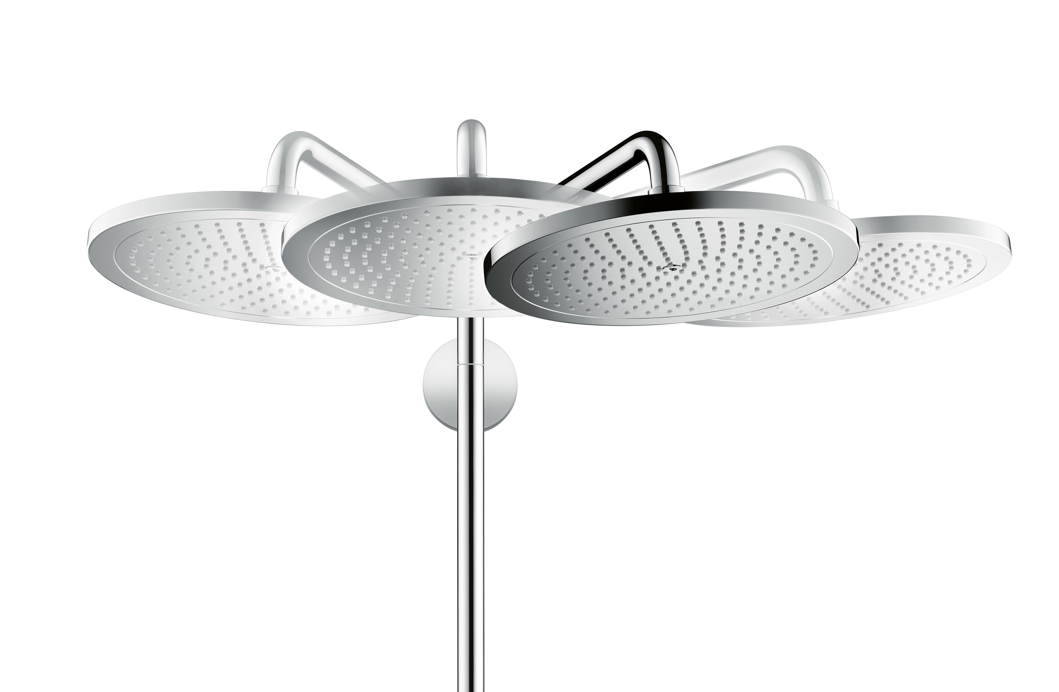 Colonne de douche Showerpipe Hansgrohe Croma avec mitigeur mécanique  chromé - Garantie 5 ans - vue 2
