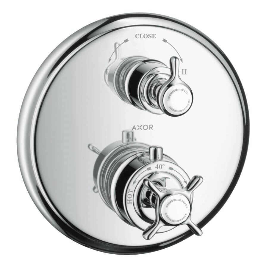 Set de finition pour mitigeur de bain / douche thermostatique encastré AXOR Montreux