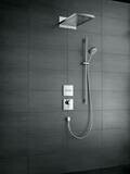 ShowerSelect Set de finition pour mitigeur thermostatique encastré haut débit avec une sortie permanente et un robinet d’arrêt