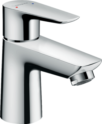 Mitigeur de lavabo Hansgrohe Talis E 80 en laiton chromé avec tirette et vidage