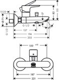 Talis E Mitigeur bain/douche