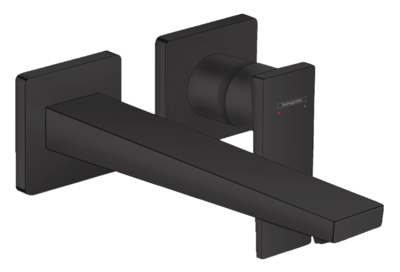 Mitigeur de lavabo encastré Hansgrohe Metropol 225 mm en noir mat