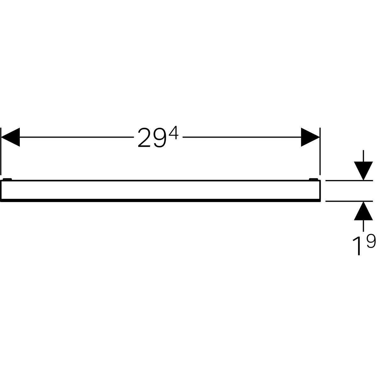 Set de finition Geberit pour évacuation murale, à carreler sans cadre — vue 3