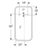 Miroir lumineux Geberit myDay 40 cm avec éclairage indirect