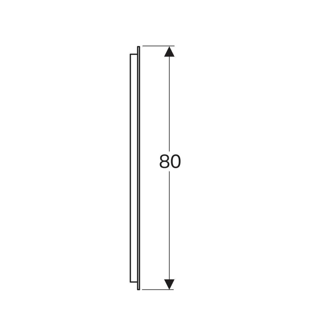 Miroir lumineux Geberit myDay 40 cm avec éclairage indirect — vue 5