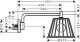 AXOR LampShower/Nendo LampShower 275 1jet avec bras de douche