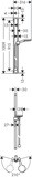 AXOR Citterio E Set de douche 0,90 m avec douchette 120 3jet