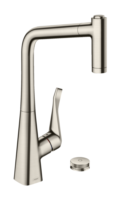 Mitigeur de cuisine Hansgrohe Metris Select M71 320 deux trous avec douchette extractible 2 jets, sBox